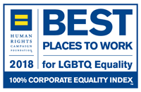 Human Rights Campaign Foundation 2016 100% Corporate Equality Index badge