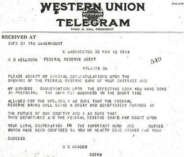 Atlanta Fed Telegram