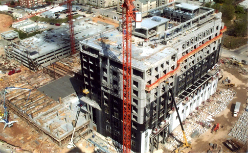 Construction at 1000 Peachtree Street