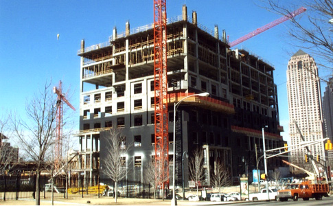 Construction at 1000 Peachtree Street