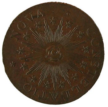 Nova Constellatio cent likely struck in England