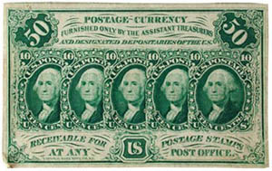 $0.50 postage note