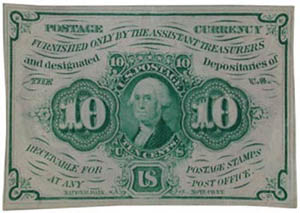 $0.10 postage note