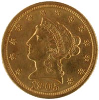 $2.50 Liberty head, 1905