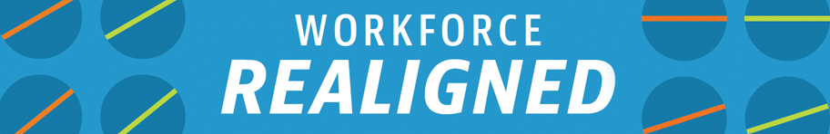 logo for the Workforce Realigned book