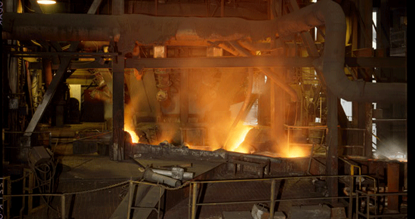 A U.S. Steel furnace in Birmingham, 1968. Photo courtesy of the Library of Congress Photographic Archives