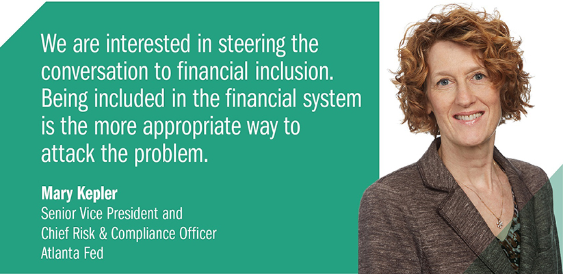 Quote from Mary Kepler, Senior Vice President and Chief Risk & Compliance Officer, Atlanta Fed