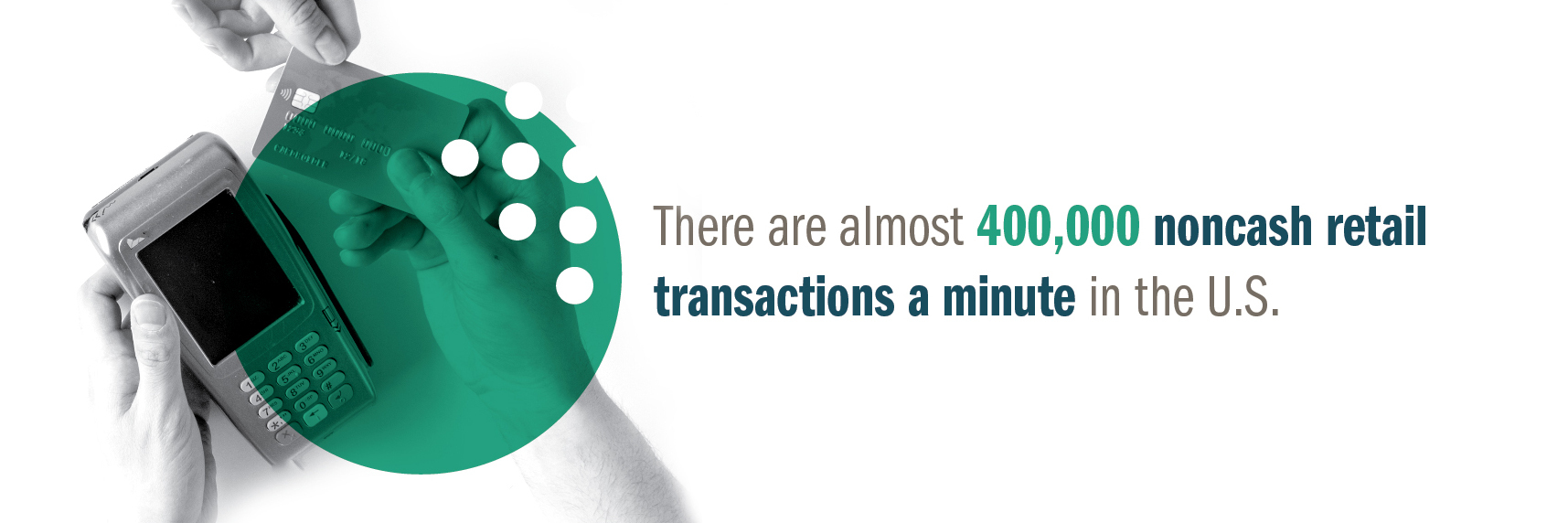 Infographic: There are almost 400,000 retail transactions a minute in the U.S. noncash retail transactions