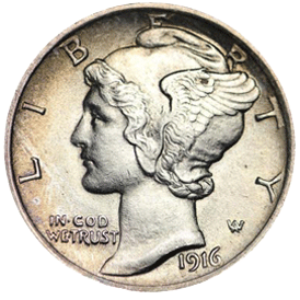 Mercury Dime front