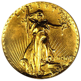 Saint Gaudens $20 Double Eagle Gold Piece