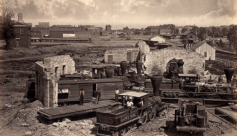Atlanta in 1866. Photo courtesy the Library of Congress Photographic Archives