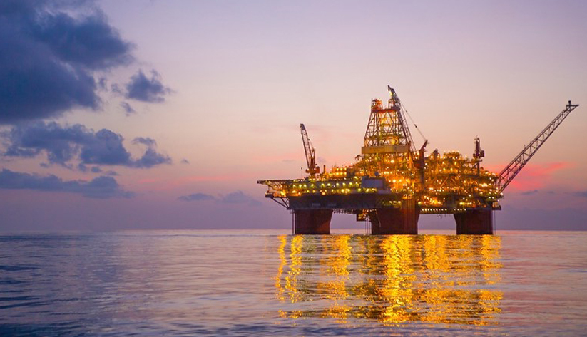 Offshore Gulf of Mexico oil production set records in 2019, most of it from platforms like this one in very deep water more than 100 miles offshore. The pandemic slowdown could crimp that production. Photo courtesy of BP