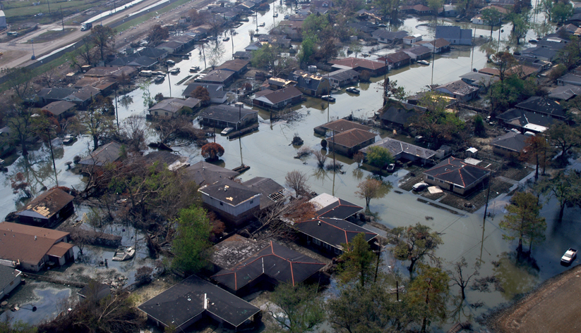 Hurricane Katrina damage