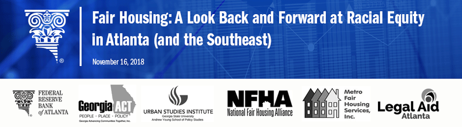 Banner image for Fair Housing: A Look Back and Forward at Racial Equity in Atlanta (and the Southeast)