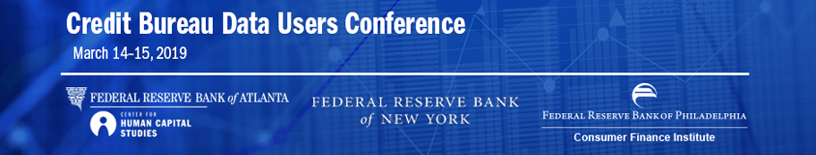 Banner for Credit Bureau Data User's Conference