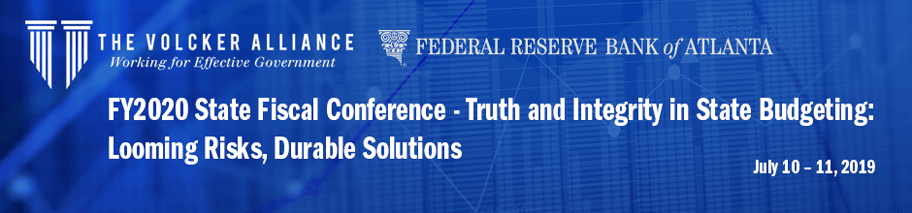 Banner for FY2020 State Fiscal Conference - July 10-11, 2019