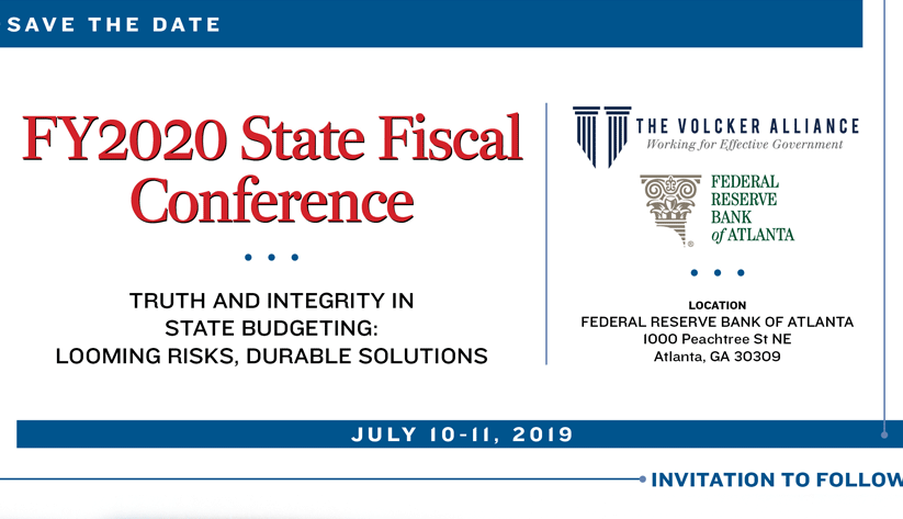 FY2020 State Fiscal Conference