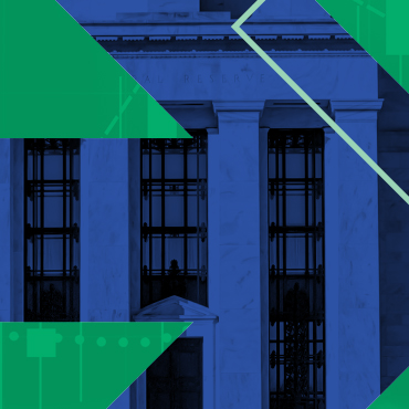 green and blue navigation image