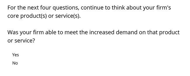 Business Inflation Expectations - February 2025 - Special Question 9