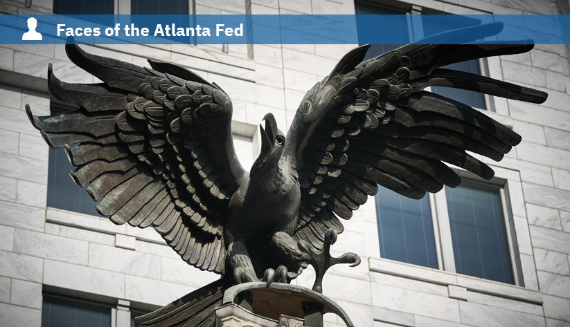 Bird statue outside of Jacksonville branch
