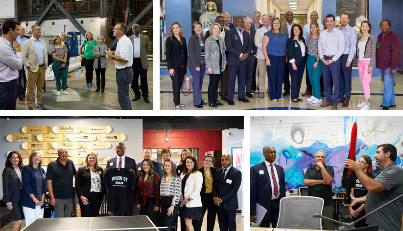 Collage photo of Rafael Bostics' trip to Brevard County