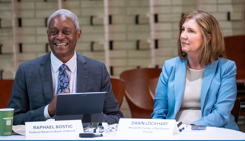 Raphael Bostic and Dawn Lockhart