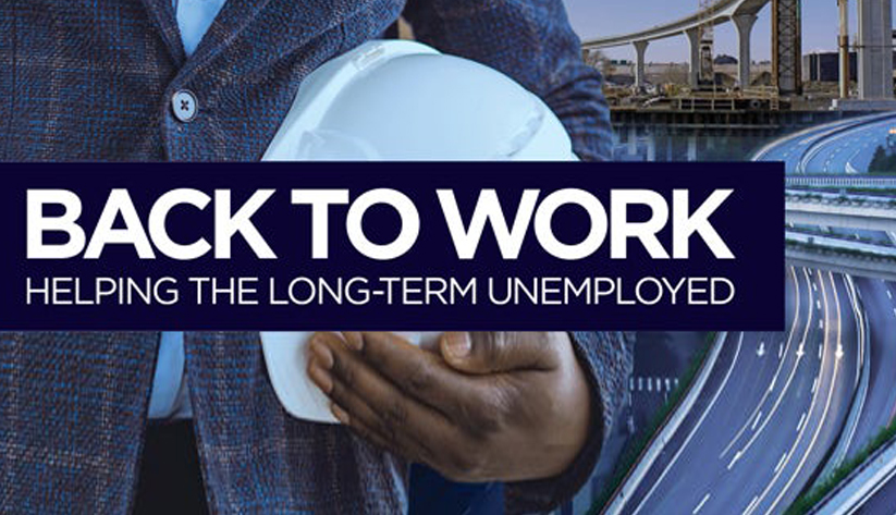 back to work helping the long term unemployed graphic