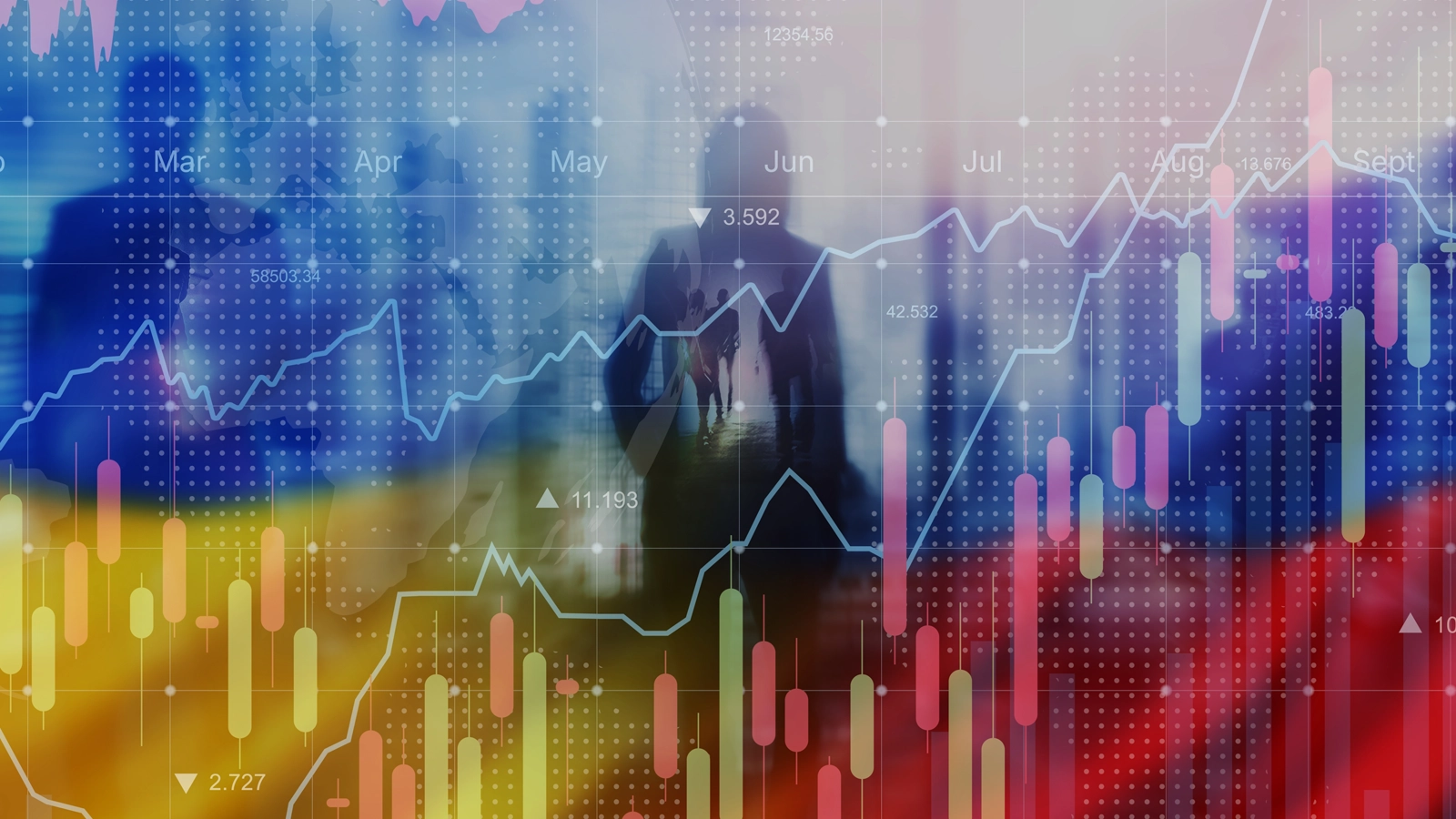 colorful data chart visualizations