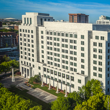 Atlanta Fed building bird's eye view