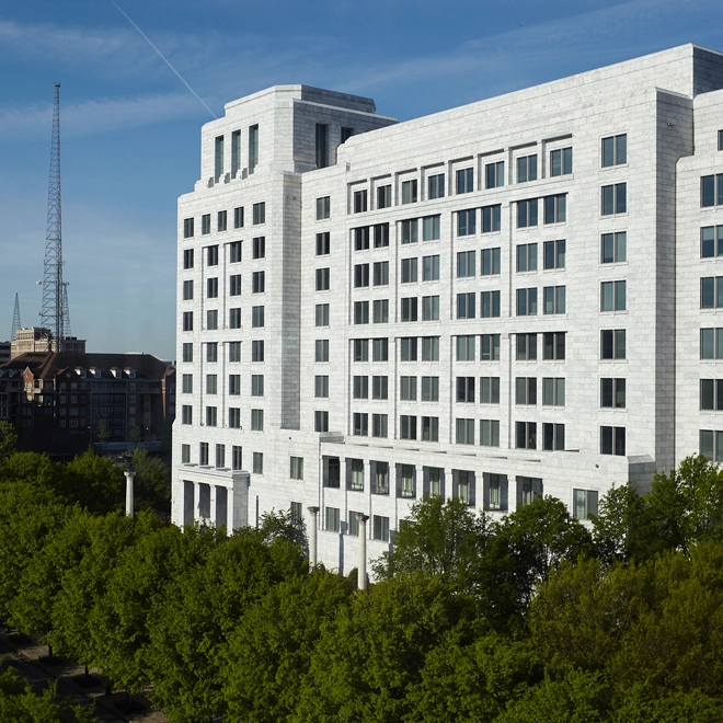 Atlanta Fed building bird's eye view