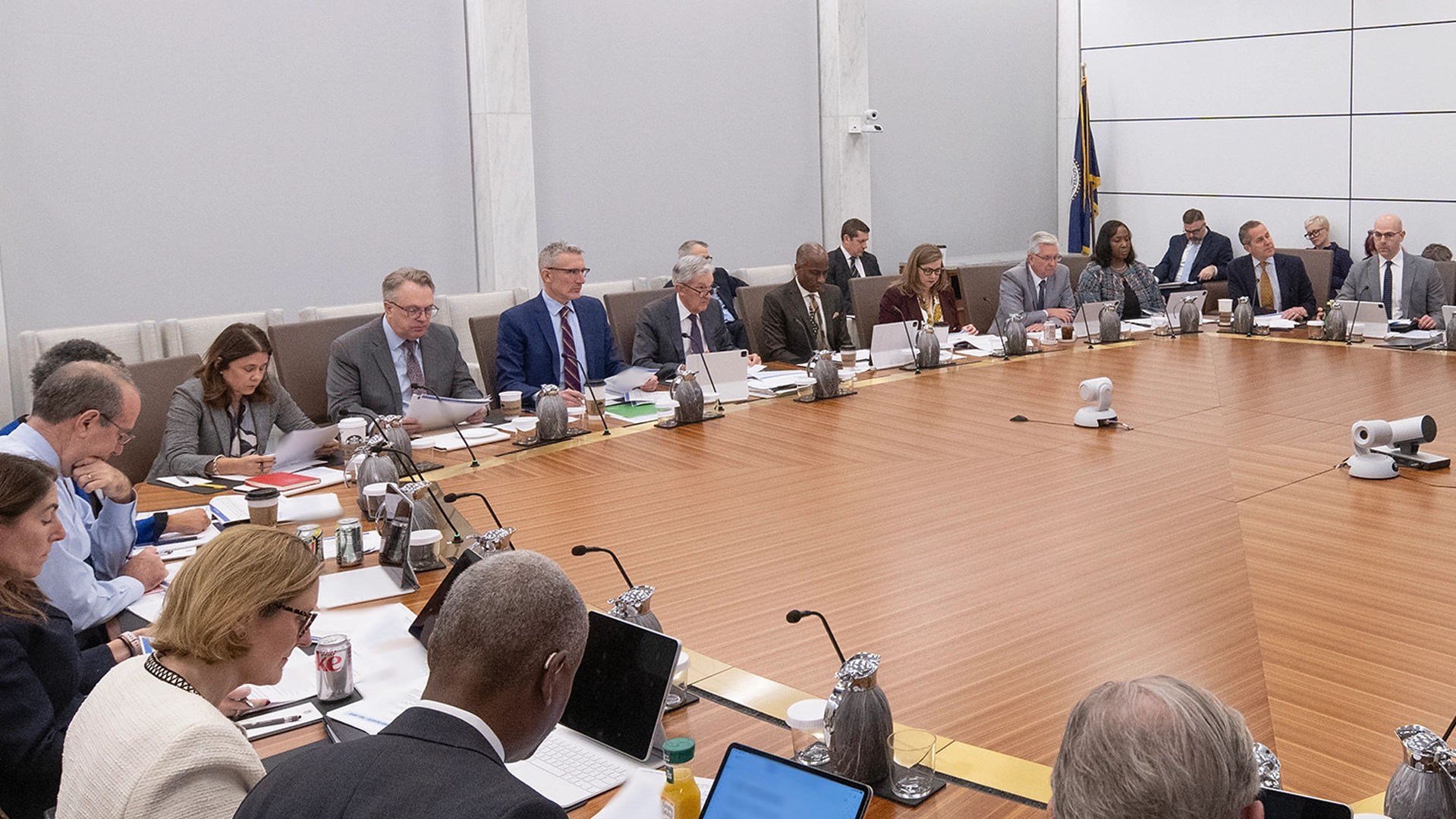 FOMC meeting with Jerome Powell