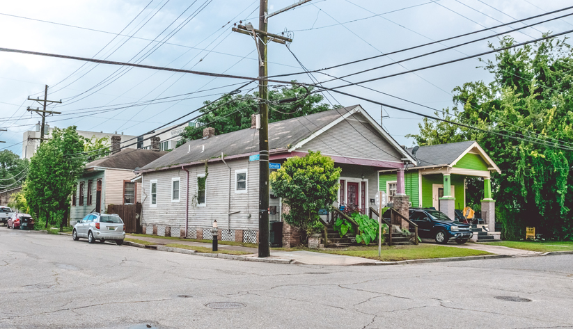 two houses next door to each other
