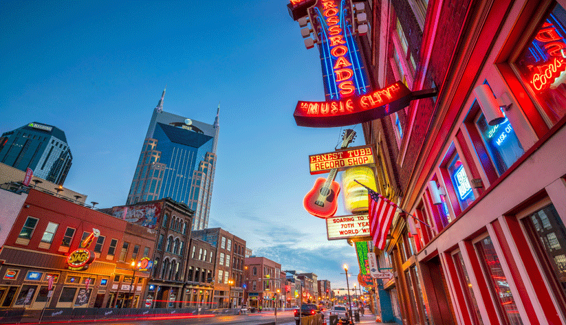 Nashville tourism music city