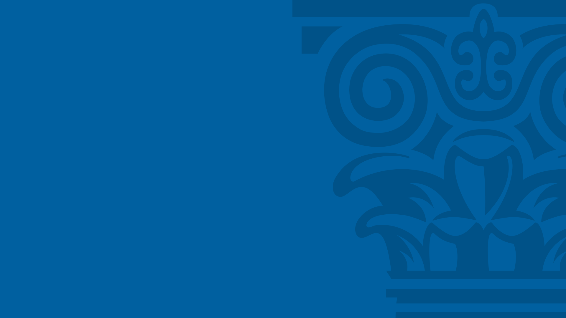 blue background with lighter blue column