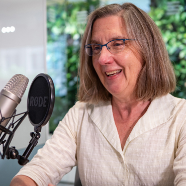 The Atlanta Fed's Claire Greene. Photo by Peter Davis of the Boston Fed