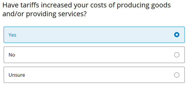 Business Inflation Expectations - August 2019 - Question 1