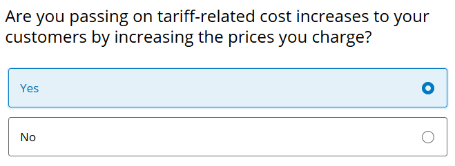Business Inflation Expectations - August 2019 - Question 2