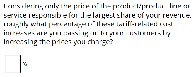Business Inflation Expectations - August 2019 - Question 3