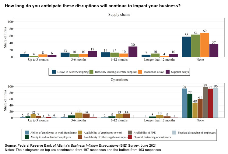 Business Inflation Expectations - June 2021 - Chart 3