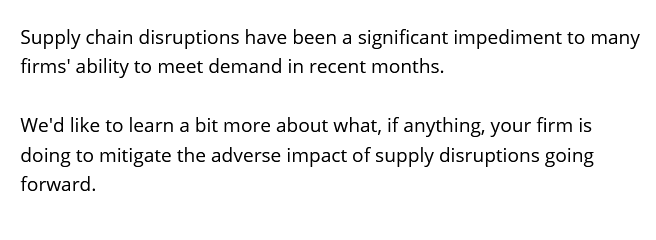 Business Inflation Expectations - September 2021 - Special Question 1
