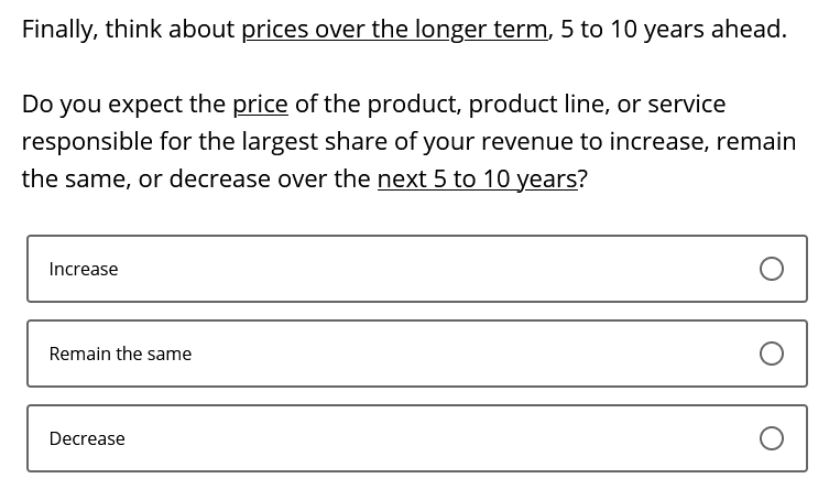 Business Inflation Expectations - March 2022 - Special Question 5