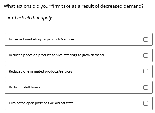 Business Inflation Expectations - April 2022 - Special Question 3, Part 1