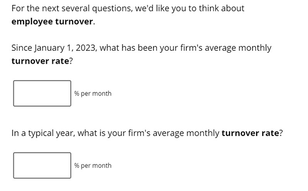 Business Inflation Expectations - April 2023 - Special Questions 5 & 6