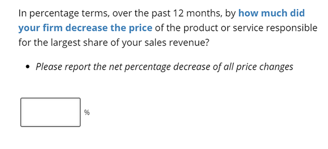Business Inflation Expectations - October 2023 - Special Question 5