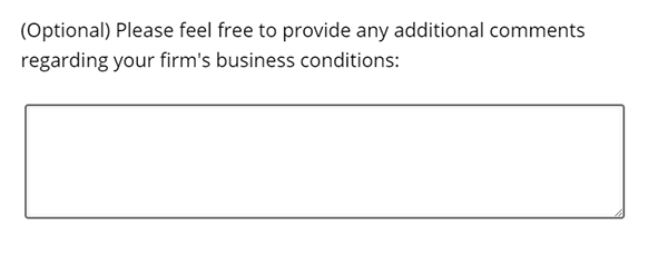 Business Inflation Expectations - December 2023 - Special Question Comments
