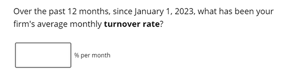 Business Inflation Expectations - January 2024 - Special Question 2