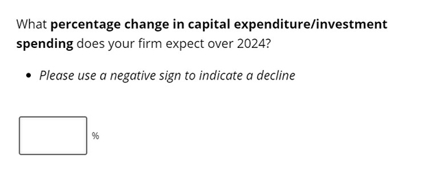 Business Inflation Expectations - March 2024 - Special Question 4