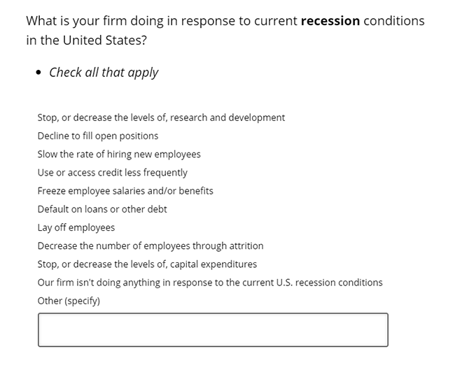 Business Inflation Expectations - September 2024 - Special Question 10