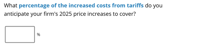 Business Inflation Expectations - July 2025 - Special Question 8