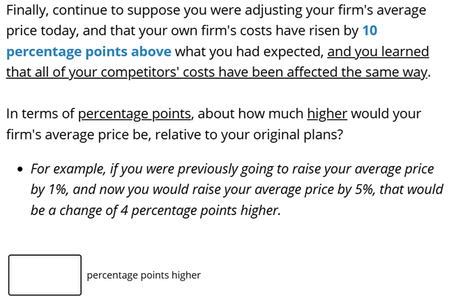Business Inflation Expectations - September 2025 - Special Question 9